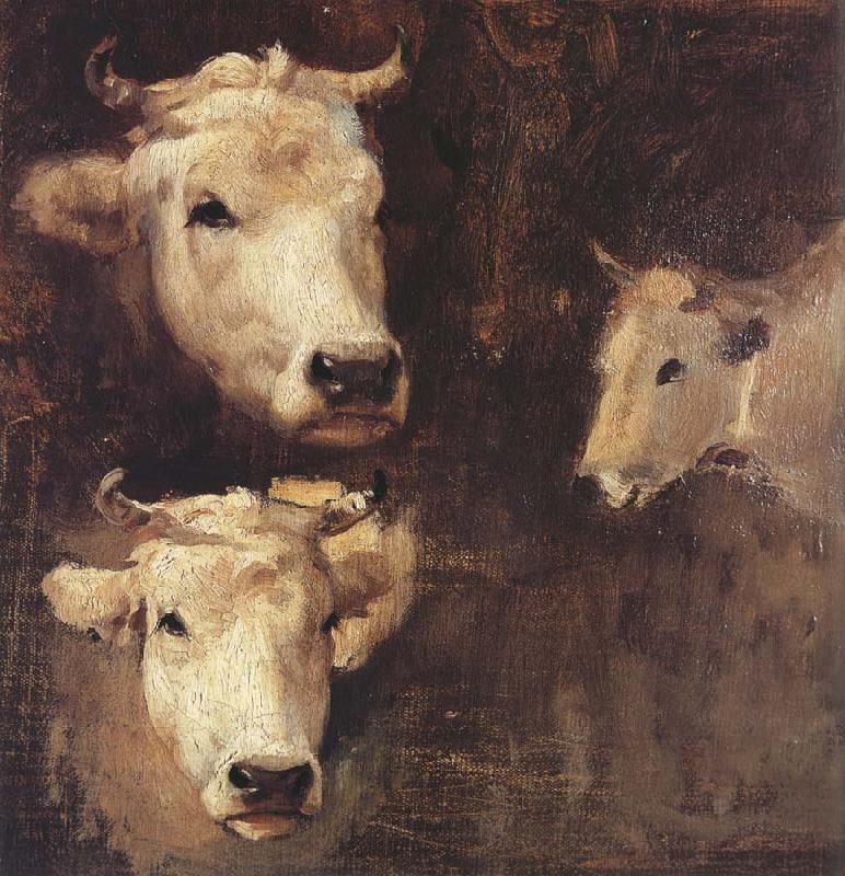 Nicolae Grigorescu Oxen oil painting picture